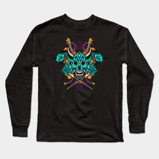 Oni Skull and Koi Fish 1.5 Long Sleeve T-Shirt